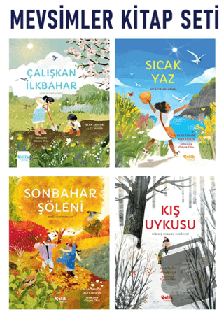 Çocuklar için Mevsimler Kitap Seti - Sean Taylor - Çelik Yayınevi - Fi