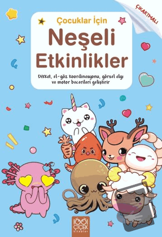 Çocuklar için Neşeli Etkinlikler- Çıkartmalı - Valentina Figus - 1001 