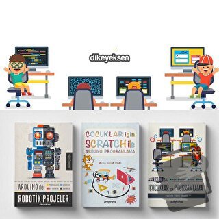 Çocuklar için Scratch ve Kodlama Eğitim Seti (3 Kitap Takım) - Akın Ak