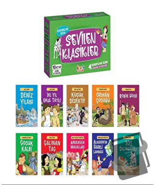 Çocuklar için Sevilen Klasikler (10 Kitap + Soru Kitapçığı) - Kolektif