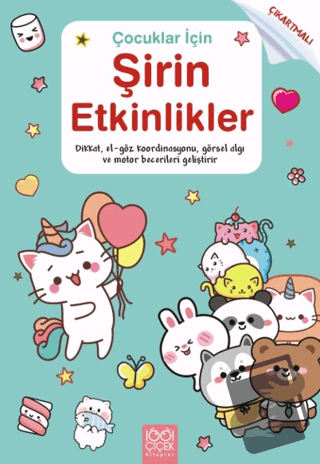 Çocuklar için Şirin Etkinlikler - Çıkartmalı - Valentina Figus - 1001 