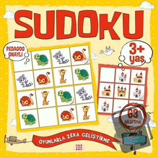 Çocuklar İçin Sudoku Çıkartmalı (3+ Yaş) - Kolektif - Dokuz Çocuk - Fi