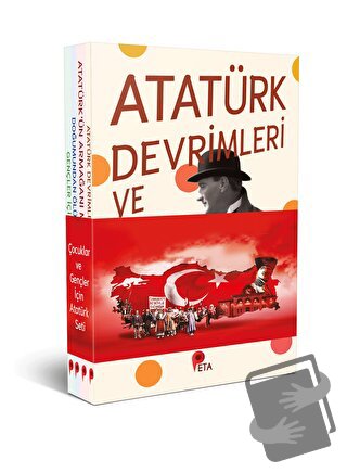 Çocuklar ve Gençler için Atatürk Seti - 4 Kitap - Faruk Çil - Peta Kit