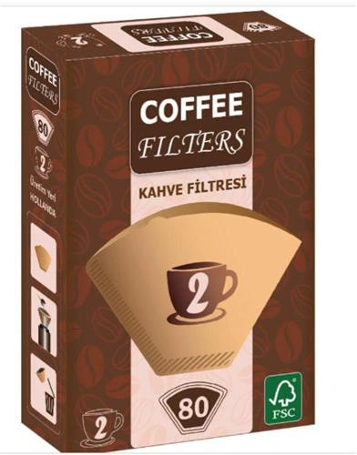 Coffee Filters Filtre Kahve Kağıdı 1X4 2 Numara 80Li - - Coffee - Fiya