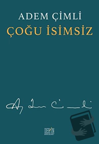 Çoğu İsimsiz - Adem Çimli - Derin Yayınları - Fiyatı - Yorumları - Sat