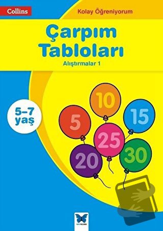 Collins Kolay Öğreniyorum - Çarpım Tabloları Alıştırmalar 1 (5-7 Yaş) 