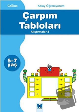 Collins Kolay Öğreniyorum - Çarpım Tabloları Alıştırmalar 2 (5-7 Yaş) 