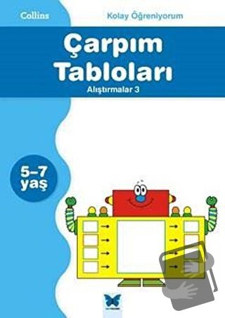 Collins kolay Öğreniyorum - Çarpım Tabloları Alıştırmalar 3 (5-7 Yaş) 