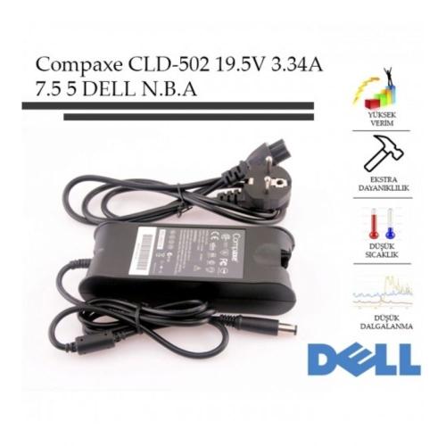 Compaxe Cld-502 65W 19.5V-3.34A 7.4-5.0 Dell Notebook Adaptörü - - Com