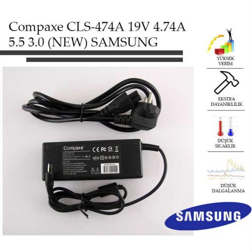 Compaxe Cls-474A 19V 4.74A 5.5-3.0 Samsung Notebook Adaptörü - - Compa