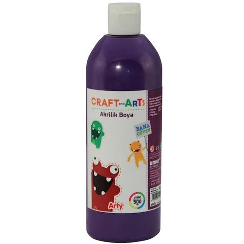 Craft And Arts Akrilik Boya 500 Ml Mor - - Craft And Arts - Fiyatı - Y