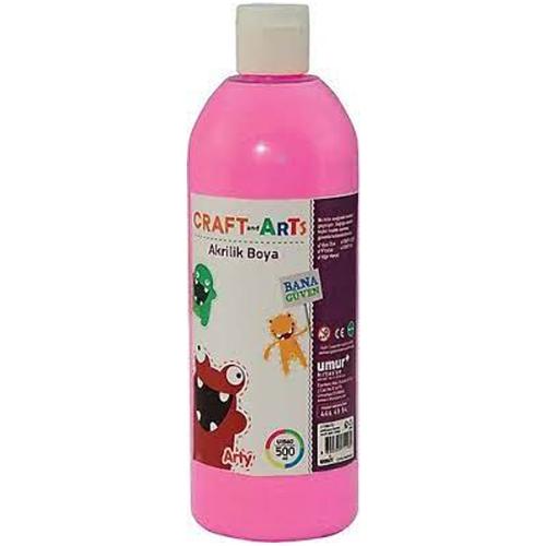 Craft And Arts Akrilik Boya 500 Ml Pembe - - Craft And Arts - Fiyatı -