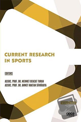 Current Research in Sports - March 2022 - Kolektif - Gece Kitaplığı - 