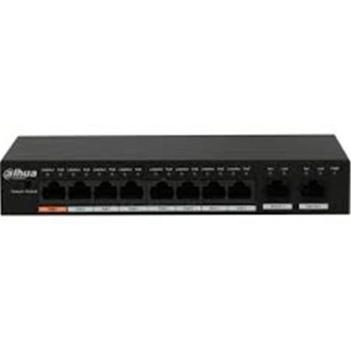 Dahua Pfs3010-8Et-65 8 Port Poe 65W 2Fe Uplink Switch - - Dahua - Fiya