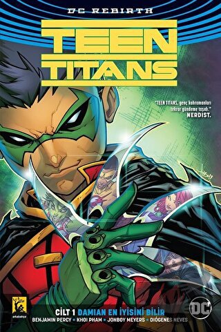 Damian En İyisini Bilir Cilt 1 - Teen Titans - Benjamin Percy - Arka B