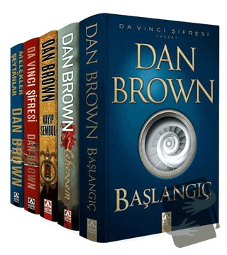 Dan Brown Seti - Robert Langdon Serisi (5 Kitap Takım) - Dan Brown - A