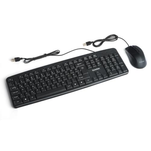 Dark Dk-Ac-Km1040F Türkçe F Kablolu Ofis Klavye & Mouse Set - - Dark -