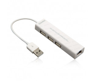 Dark Dk-Ac-Usb23L Con. Master U23L Ethernet Girişli 3 Port Usb 2.0 Hub