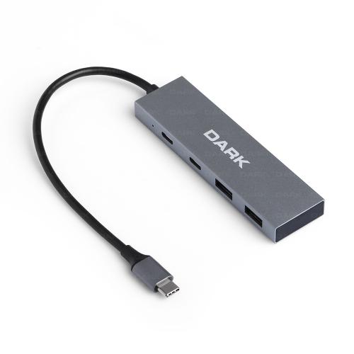 Dark Dk-Ac-Usb312C 4 Port Usb Type-C Hub 2X Usb3.0 Type-A & 2X Usb3.1 