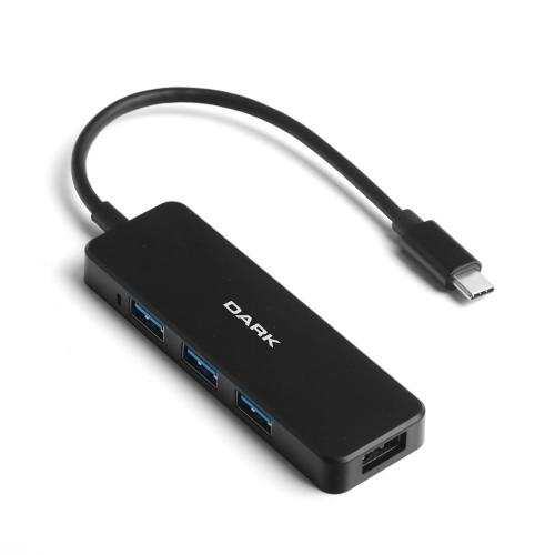 Dark Dk-Ac-Usb31X41A Connect Master Type-C To 4 Port Usb-A 3.0 Hub - -