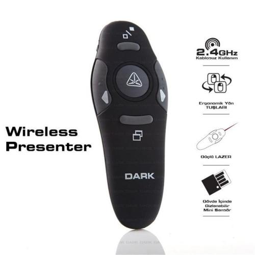 Dark Dk-Ac-Wp03, Usb, Kablosuz Presenter Rf,Sunum - - Dark - Fiyatı - 