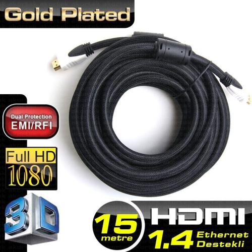 Dark Dk Hd Cv14L150A90 1,5Mt Hdmi 4K - 3D Destekli Altın Uçlu Kablo - 