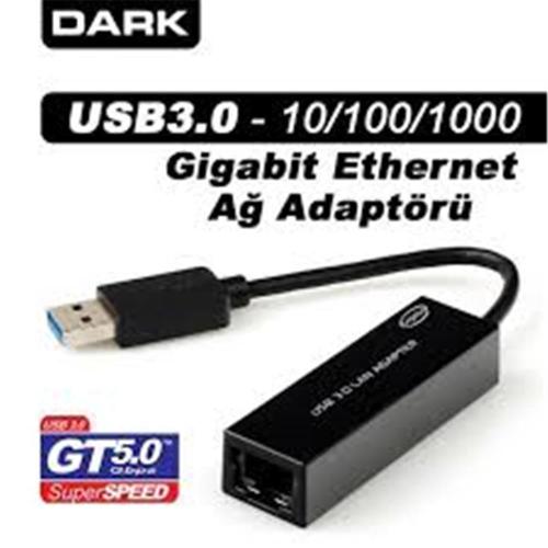 Dark Dk-Nt-3Uglan Usb 3.0 Gigabit Ağ Adaptörü - - Dark - Fiyatı - Yoru