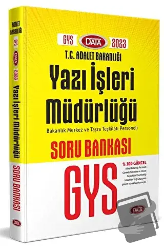 Adalet Bakanlığı Yazı İşleri Müdürlüğü GYS Soru Bankası - Karekod Çözü