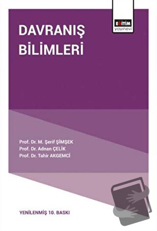 Davranış Bilimleri - Adnan Çelik - Eğitim Yayınevi - Ders Kitapları - 