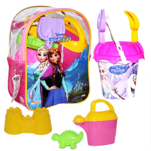 Dede Oyuncak Frozen Resimli Sırt Çantalı Plaj Set - - Frozen - Fiyatı 