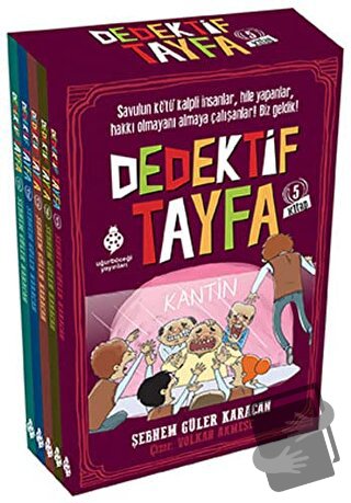 Dedektif Tayfa Seti (5 Kitap Takım) - Şebnem Güler Karacan - Uğurböceğ