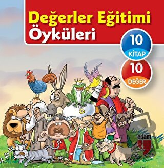 Değerler Eğitimi Öyküleri (10 Kitaplık Set) - Kolektif - EDAM - Fiyatı