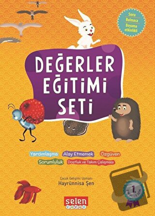 Değerler Eğitimi Seti (5 Kitap Takım) - Hayrünnisa Şen - Selen Çocuk -