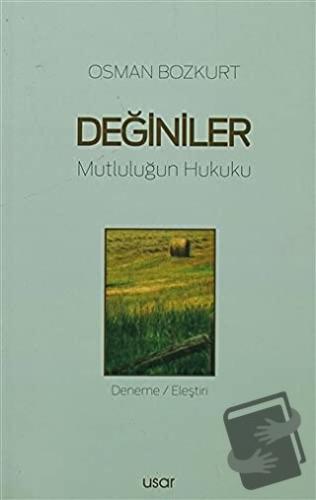 Değiniler - Osman Bozkurt - Usar Yayınları - Fiyatı - Yorumları - Satı