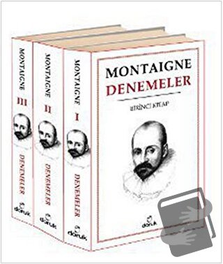 Denemeler (3 Cilt Takım) - Michel de Montaigne - Doruk Yayınları - Fiy