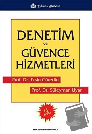 Denetim ve Güvence Hizmetleri - Ersin Güredin - Türkmen Kitabevi - Fiy