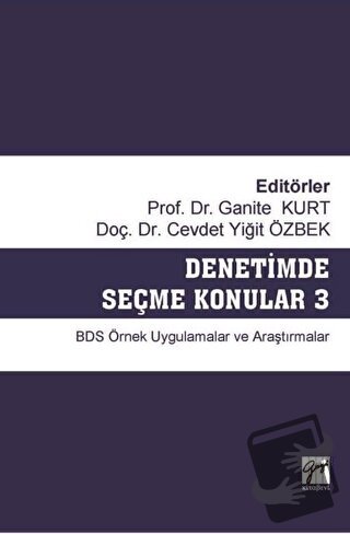 Denetimde Seçme Konular 3 - Cevdet Yiğit Özbek - Gazi Kitabevi - Fiyat