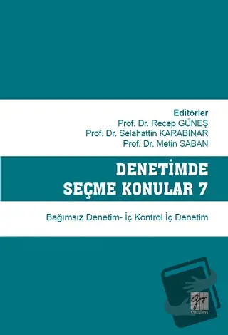 Denetimde Seçme Konular 7 - Metin Saban - Gazi Kitabevi - Fiyatı - Yor