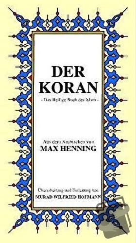 Der Koran Almanca Kuran-ı Kerim Tercümesi (Karton Kapak, İpek Şamua Ka