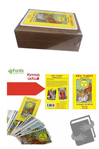 Dev Tarot Kartları Kutulu - Pamela Colman Smith - Kırmızı Ada Yayınlar