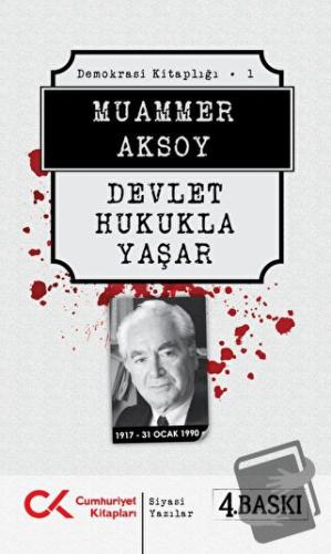 Devlet Hukukla Yaşar - Muammer Aksoy - Cumhuriyet Kitapları - Fiyatı -