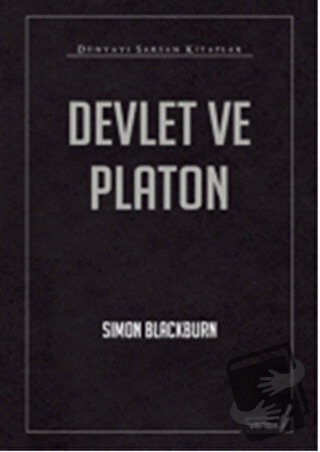 Devlet ve Platon - Simon Blackburn - Versus Kitap Yayınları - Fiyatı -