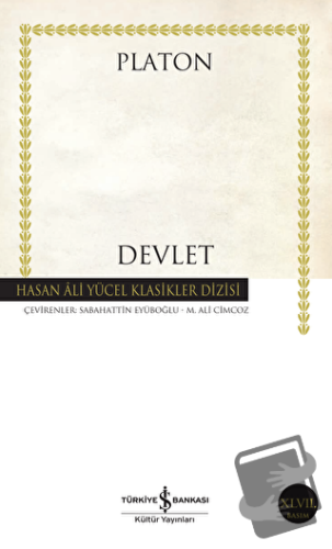 Devlet - Platon (Eflatun) - İş Bankası Kültür Yayınları - Fiyatı - Yor