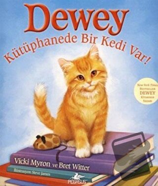 Dewey - Kütüphanede Bir Kedi Var! (Ciltli) - Yunus Bora Ülke - Pegasus