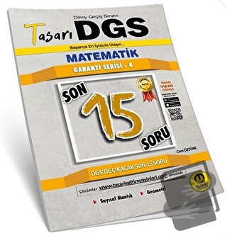 DGS Matematik Son 15 Garanti Serisi 4 - Kolektif - Tasarı Eğitim Yayın