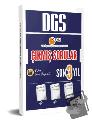 DGS Son 3 Yıl Çıkmış Sorular ve Video Çözümleri - Kolektif - Kurul Yay