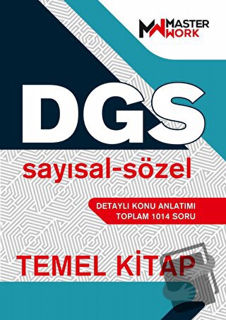 DGS Temel Kitap / Sayısal-Sözel Detaylı Konu Anlatımı - Kolektif - Mas