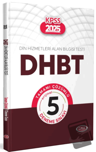 DHBT 2025 Tüm Adaylar İçin Tamamı Çözümlü 5 Deneme Sınavı - Kollektif 