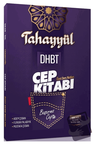 DHBT Cep Kitabı Özet Ders Notları - Mustafa Çoban - Tahayyül Yayınları