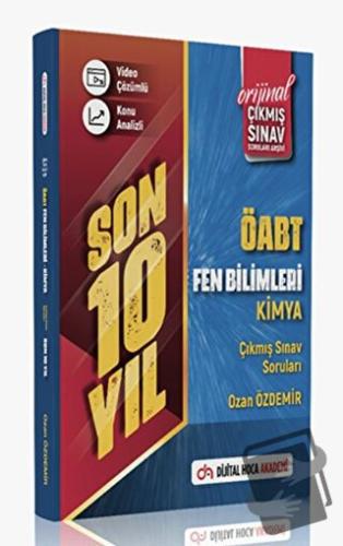 ÖABT Fen Bilimleri Kimya Son 10 Yıl Orijinal Çıkmış Sınav Soruları Vid